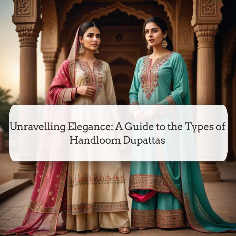 Unravelling Elegance: A Guide to the Types of Handloom Dupattas